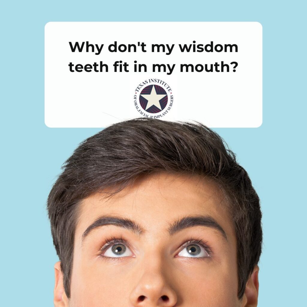 Why wisdom teeth don't fit
